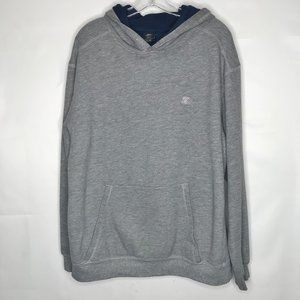 Starter Men’s Hoodie sz 42-44 Gray Kangaroo Pocket Heavy Weight Logo